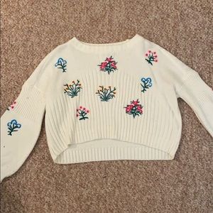Crop sweater